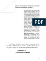 Ação Popular - Privatização de Presidios No Espirito Santo PDF