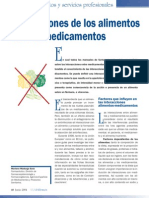 Clase 14 Interacciones de Los Alimentos Con Los Medicamentos