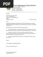 Surat Jemputan VIP Untuk Perasmian