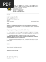 Surat Jemputan VIP Untuk Perasmian
