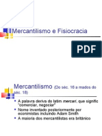 Mercantilismo e Fisiocracia 1