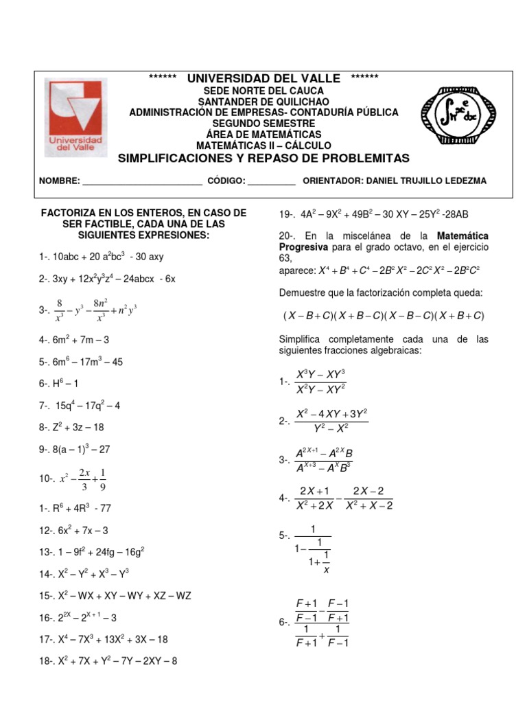 TALLER PARA REPASO DE CALCULO 2013.pdf | Precios | Tasas de interés