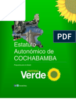 Estatuto Autonómico de Cochabamba