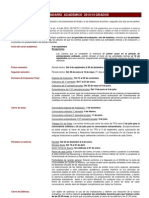 Calendario Academico de Grados. Curso Academico 2013-2014 UCLM