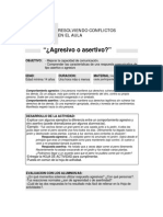 Resolviendo conflictos de forma asertiva