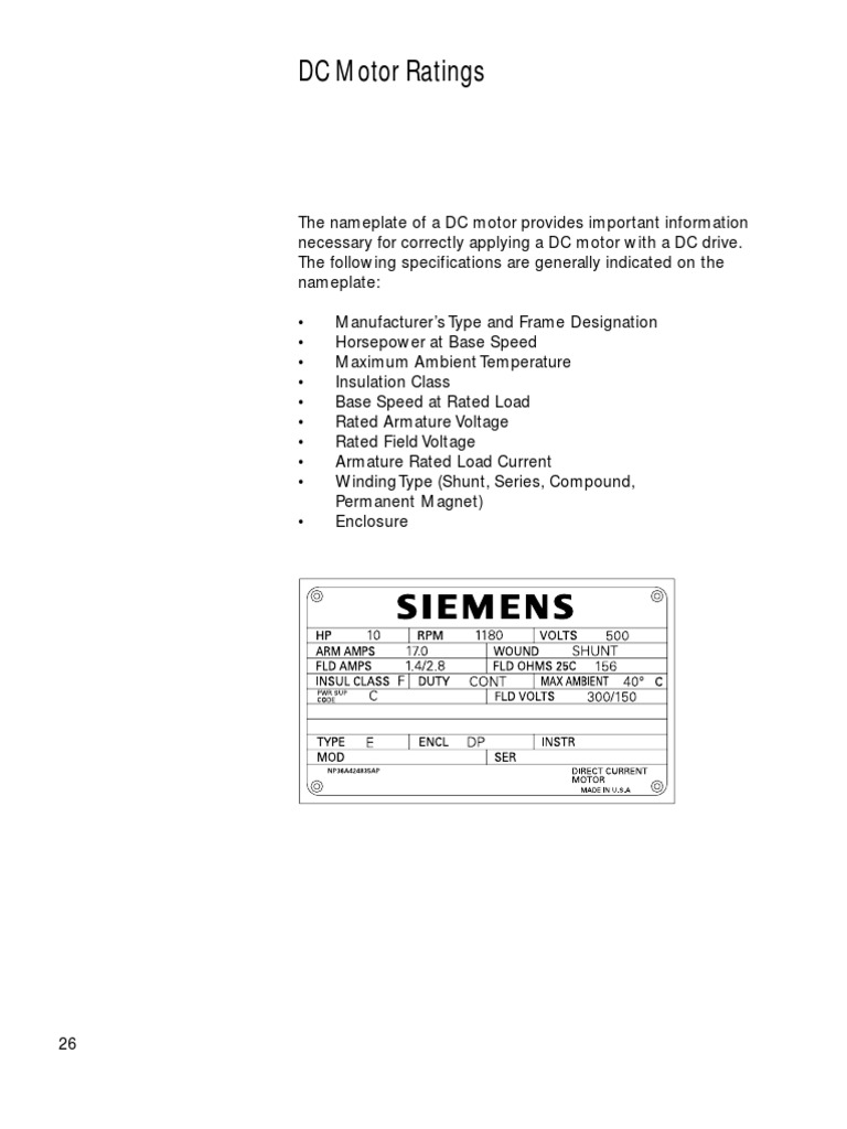 DC Drive Basics | PDF