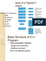 1.14 Basics of A Typical C Environment: Phases of C Programs: 1. Edit 2. Preprocess 3. Compile 4. Link 5. Load 6. Execute