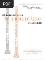 CLARINETE - MÉTODO - Rubank - Nível Intermediário