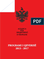 Programi Qeverisës 2013-2017