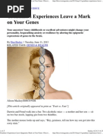 Download Grandmas Experiences Leave Epigenetic Mark on Your Genes _ DiscoverMagazine by temp001bunn SN167082268 doc pdf