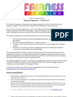 Fairness Campaign Western KY Regional Organizer Job Description 9.2013