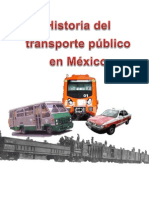 Historia transporte público México