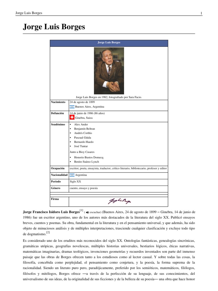 Jorge Luis Borges