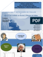 Analisis y Deteccion Fallas y Metodo Del Analisis Modos y Efectos Fallas