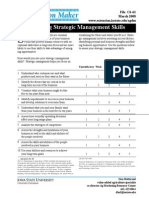 Assessing Strategic Management Skills