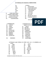 Banco de Problemas matemáticosSC