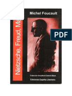Foucault m Nietzsche Freud e Marx