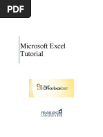 Excel Tutorial
