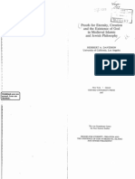 Davidson, H. 'Proofs For Eternity Creation and Existence of God', 1987 PDF