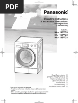 Washing Machine Manual