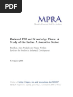 Download Outward FDI and Knowledge Flows - Indian Auto Industry by energyganesh SN16716013 doc pdf