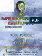 PENDIDIKAN JASMANI (Konsep, Teori Dan Falsafah Pembentukan Kurikulum)