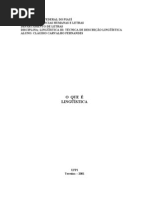 o Que e Linguistica