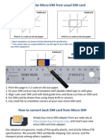 Micro Sim Template PDF