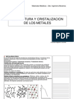 Estructura y Cristalizacion de Metales - Alumno PDF
