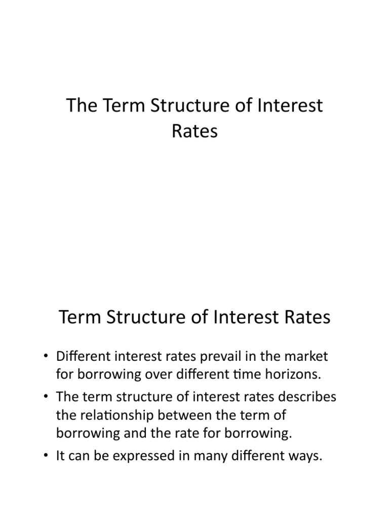 Understanding Interest Rate Structures | PDF | Bonds (Finance) | Yield ...