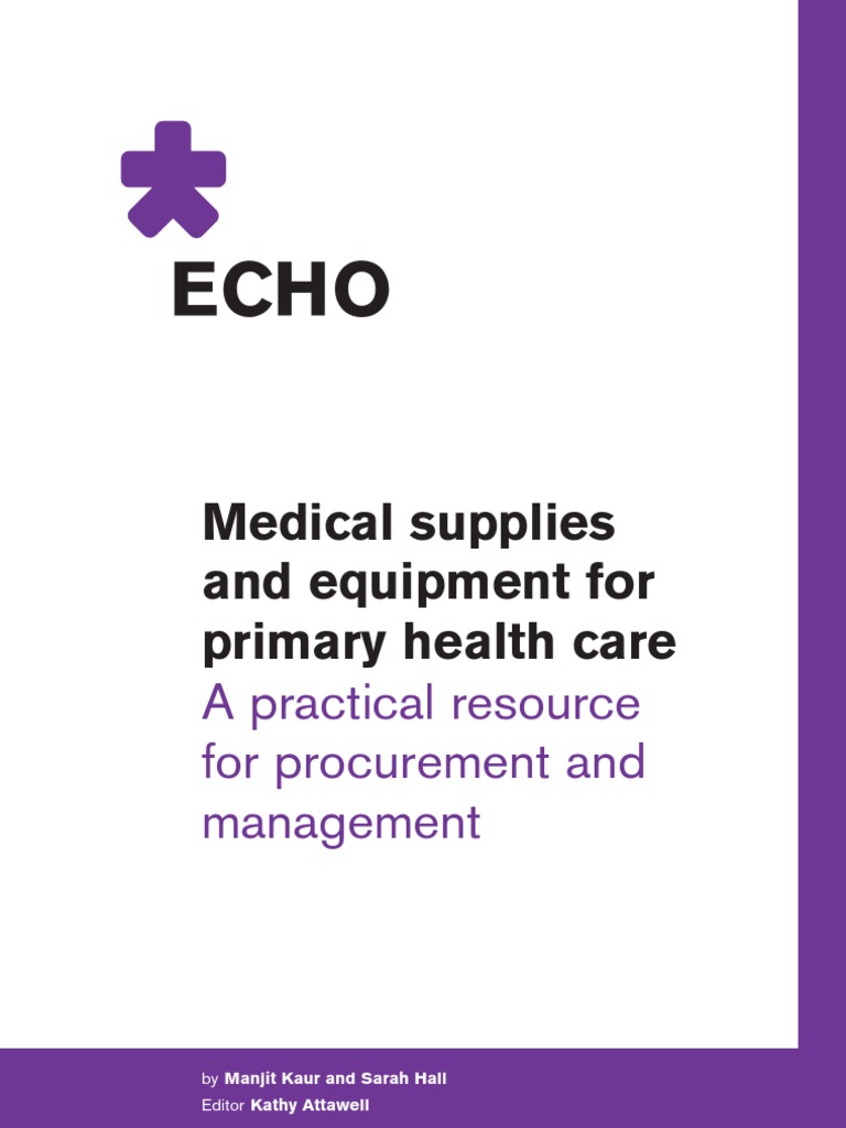 Echo Medical Supplies and Equipment For Primary Health Care PDF