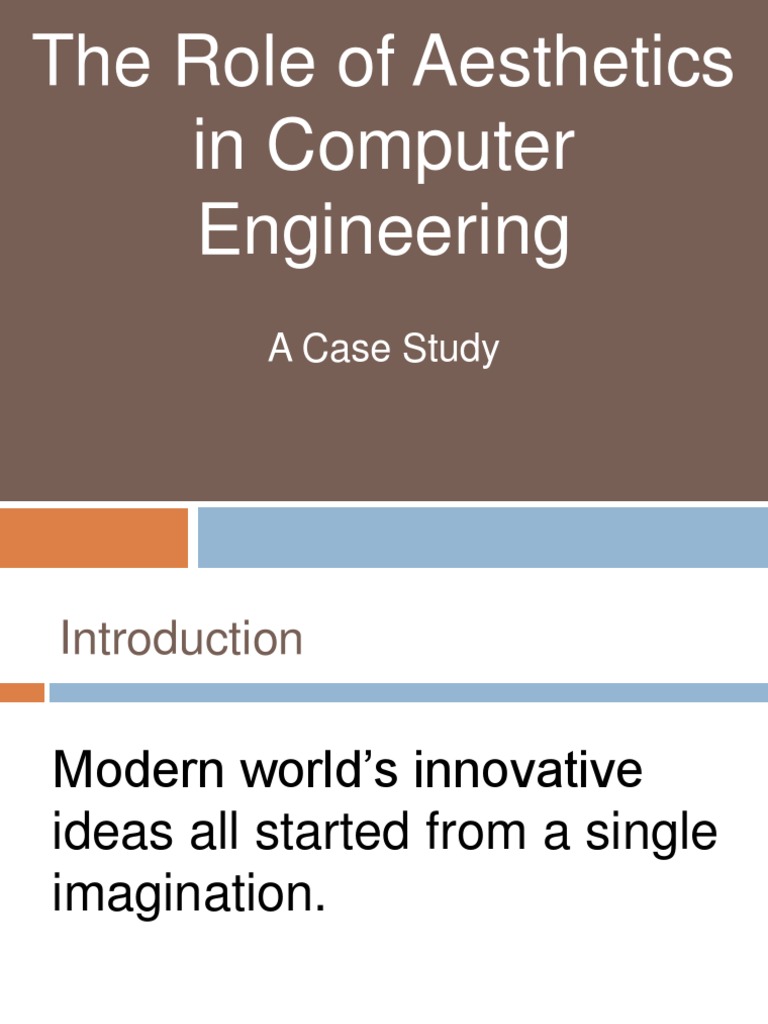 The Role of Aesthetics in Computer Engineering: A Case Study | PDF ...