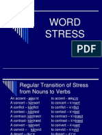 Word Stress in Two-Word Phrases