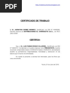 Modelo de Certificado de Trabajo [TodoDocumentos.info]