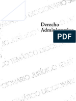 Biblioteca Diccionarios Juridicos Tematicos Vol 3 Derecho Administrativo