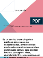 Articulo de Divulgación Conceptos