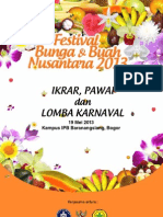 Booklet Pawai Dan Lomba Karnaval