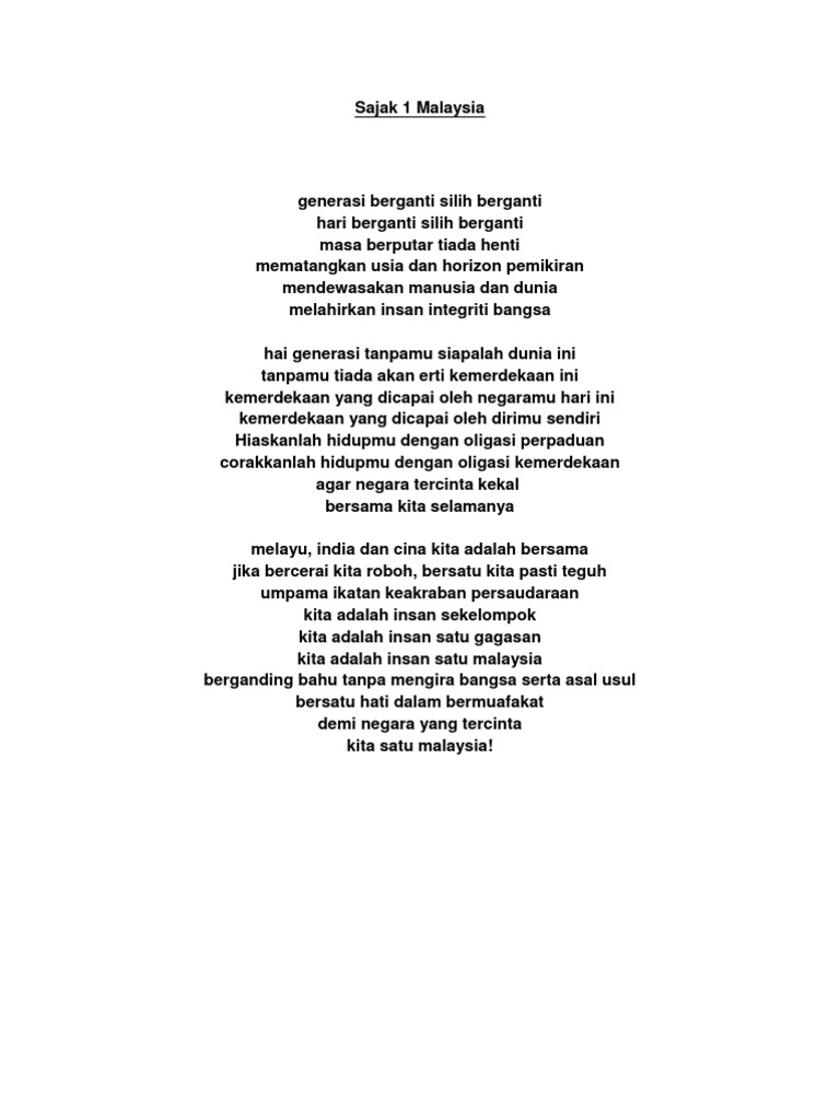 Sajak Kemerdekaan Malaysia - Fundacionfaroccr