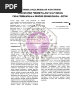 Download Estimasi Anggaran Biaya Konstruksi Gedung Beringkat by iwan SN167222320 doc pdf