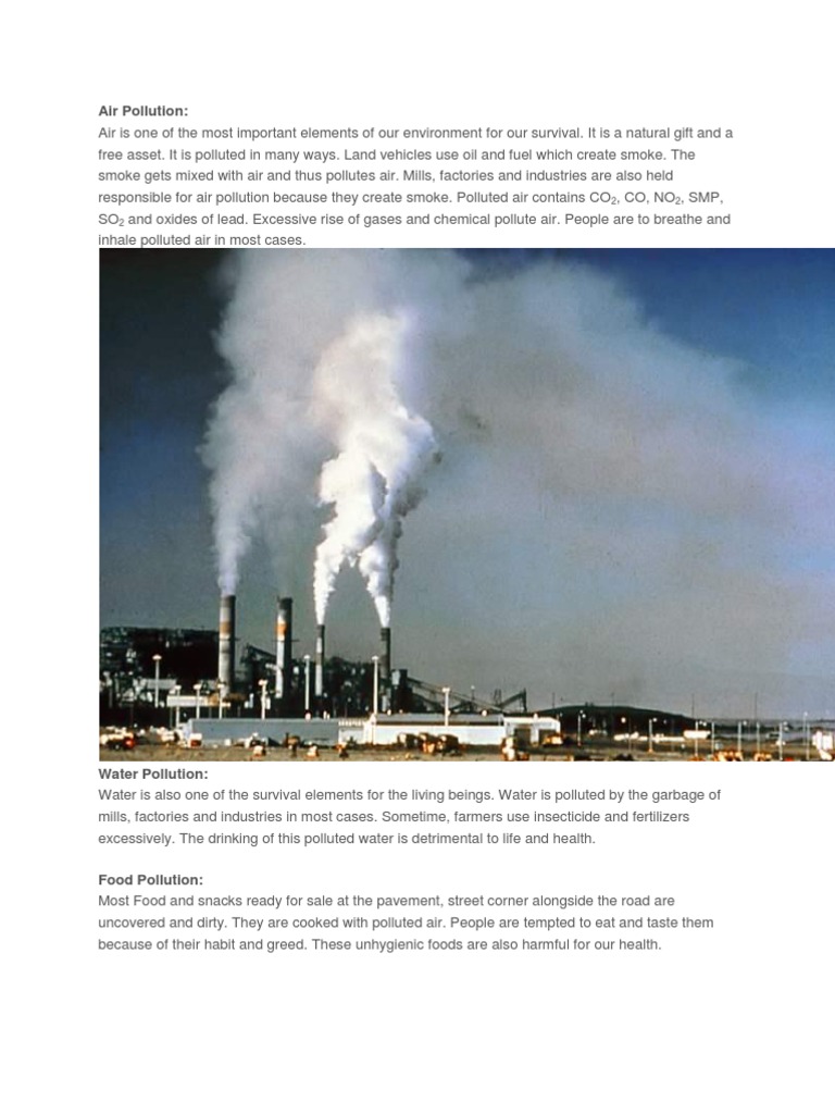 Pollution Awareness Guide | PDF