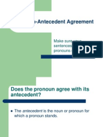 Pronoun-Antecedent Agreement: Make Sure Your Sentences Use Pronouns Correctly