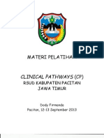 Panduan Praktik Klinis (PPK), Clinical Pathways, Daftar Kewenangan Klinis Di RSUD Pacitan Jawa Timur