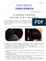 Oil contamination in marine boiler 【Subject model: Aux. Boiler, Composite Boiler】