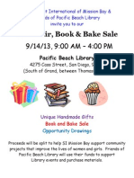 Craft Fair, Book & Bake Sale