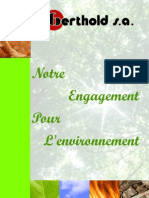 Brochure Environnement