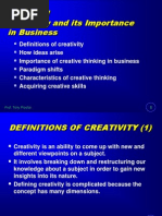 Creativity and Its Importance in Business