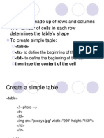 Create A Simple Table