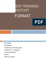 MBA Report Format 2012-14