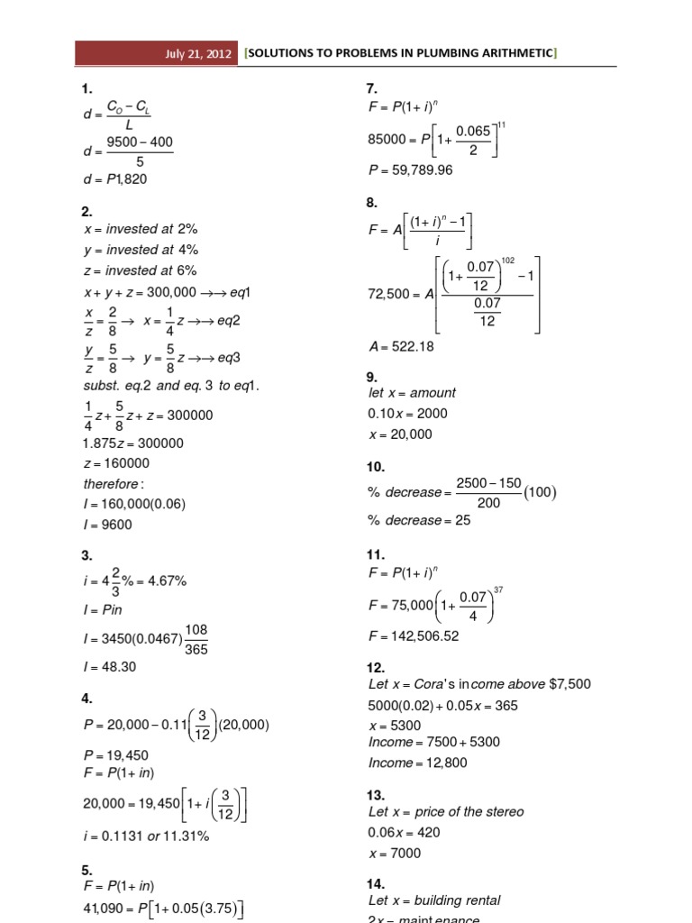 Rosa Lena Math Solution | PDF | Teaching Methods & Materials ...