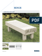 Plan Garden Bench